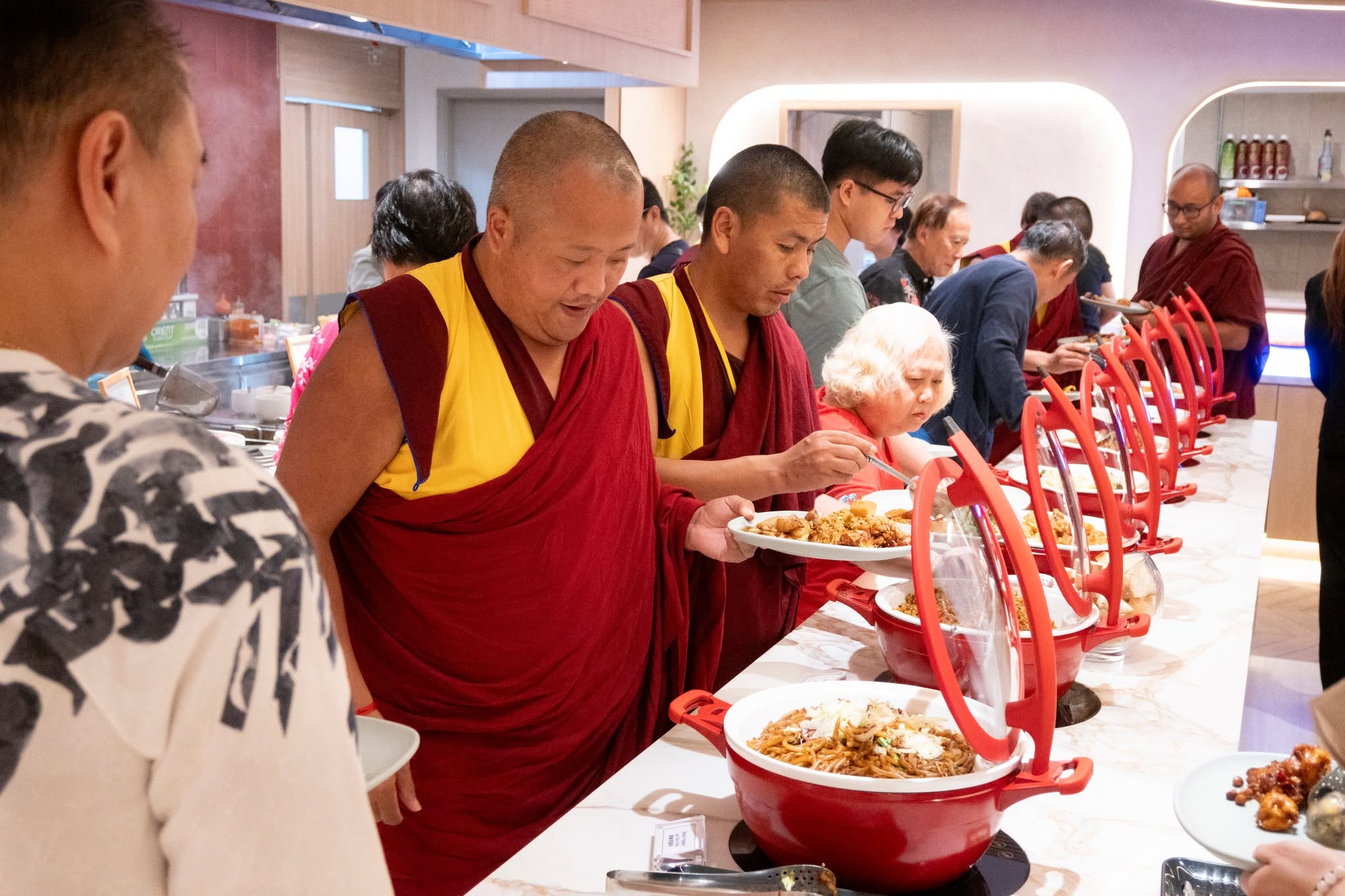 Thank you dinner for the volunteers of Amitabha Buddhist Centre. Vesak 2026. Photo courtesy of Amitabha Buddhist Centre