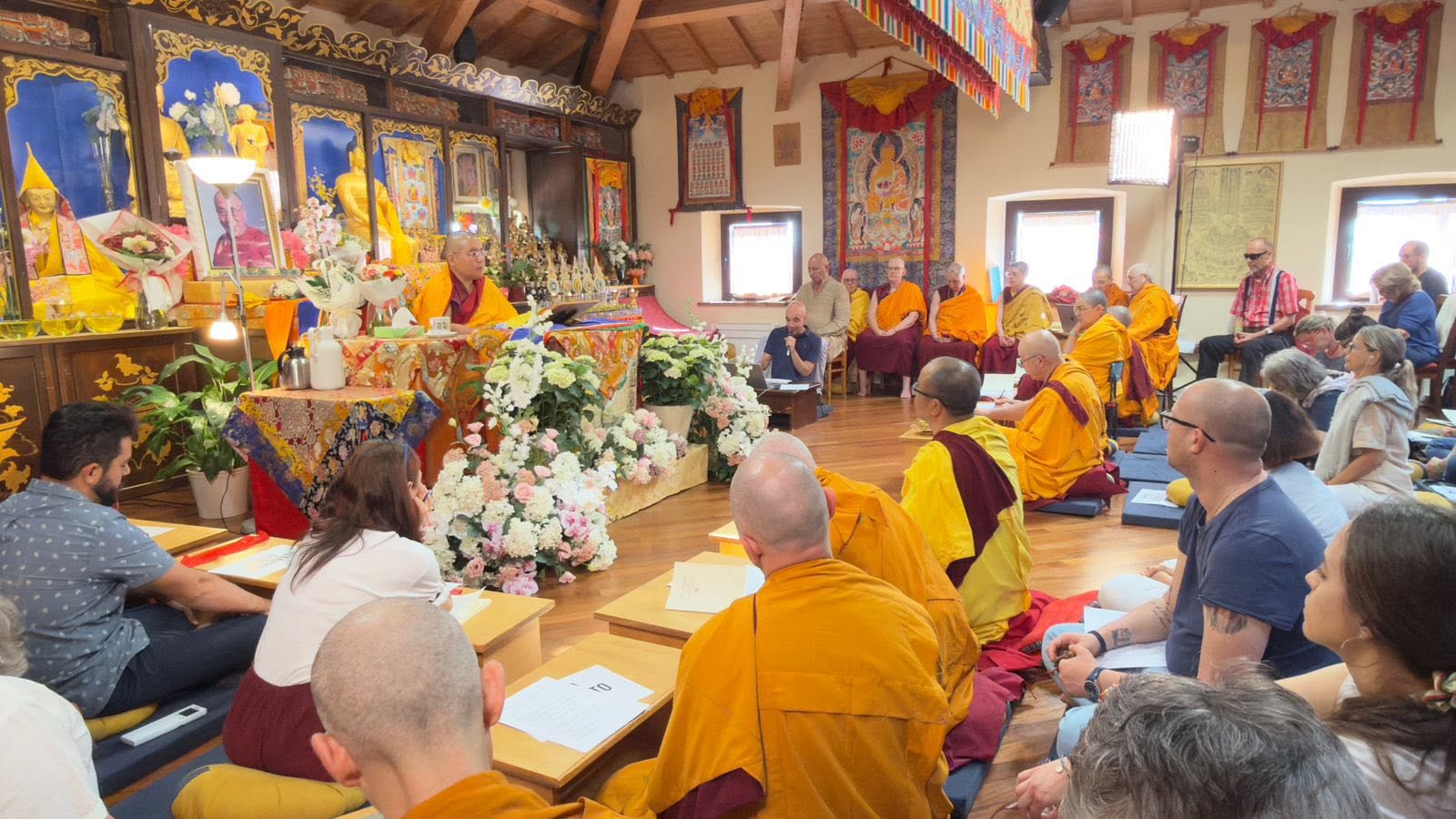 H.E. Ling Rinpoche at ILTK, June 2026. Photo credit of H.E. Ling Rinpoche Facebook page.