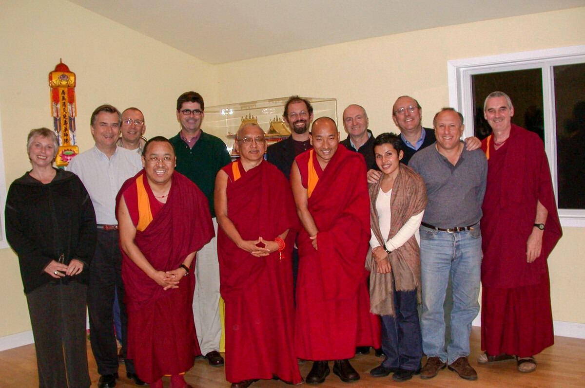 FPMT Board of Directors group photo after meeting. 2002, US