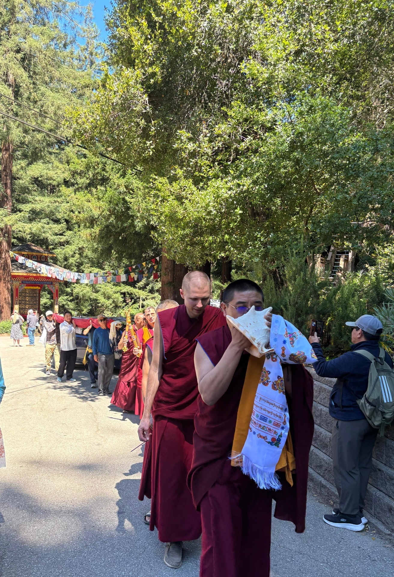 Land of Medicine Buddha, 2026, procession at the Medicine Buddha Festival. Photo Courtesy of LMB