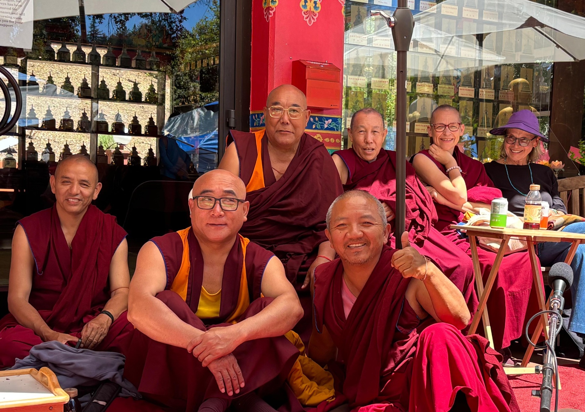 Land of Medicine Buddha, 2026, geshes at the Medicine Buddha Festival. Photo Courtesy of LMB