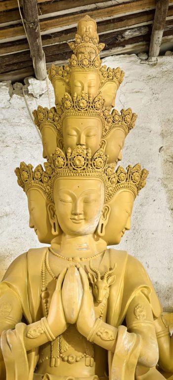 Detail of the 3D printing Thousand-Arm Chenrezig statue. Photo courtesy of Amitabha Buddhist Center.