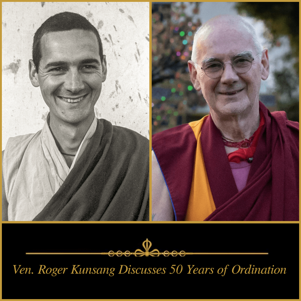 Fifty Years of Ordination: An Interview with Venerable Roger Kunsang