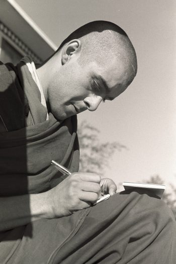 Stefano Piovella (1952-1992) here at the 11th Meditation course at Kopan Monastery, Nepal 1978. Photo by LYWA Collection.