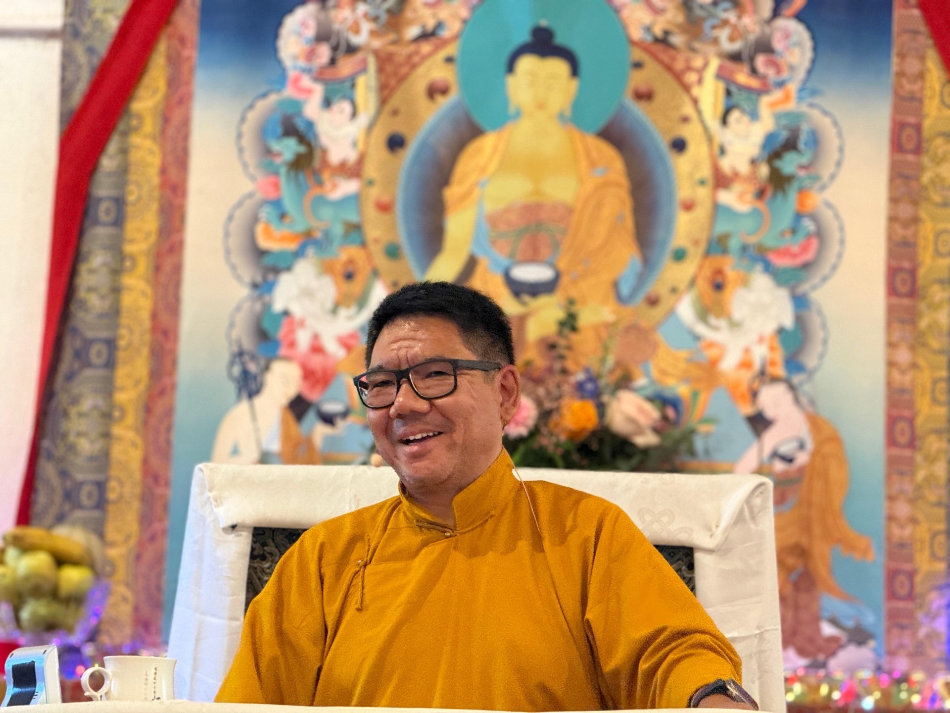 Serkong Rinpoche's European Teaching Tour, here at Institut Vajra Yogini, France, July 2026. Photo by 
Rommy Johnson.
