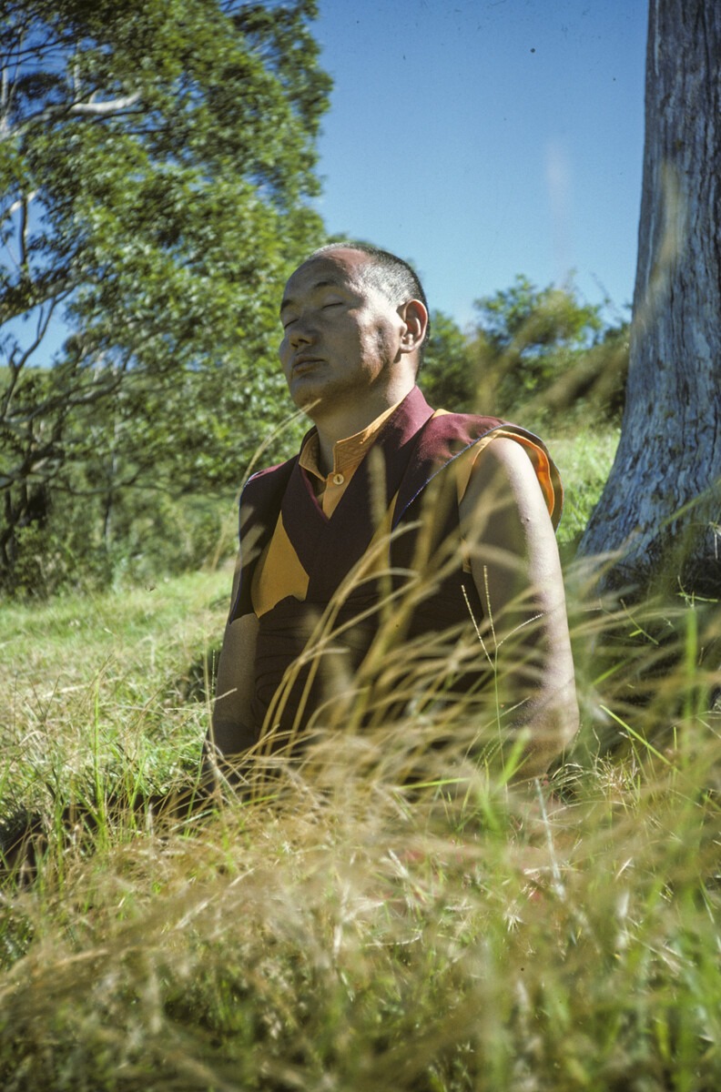Lama Yeshe at Chenrezig Institute, 1975. Photo Credit Lama Yeshe Wisdom Archive