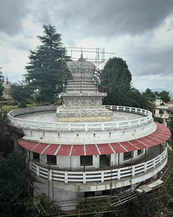 Stupa of Complete Victory at Kopan Monastery, August 2026.