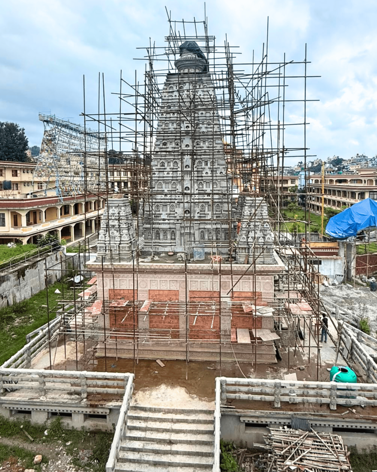 Mahabodhi Memorial Stupa at Kopan Nunnery, 2026.
