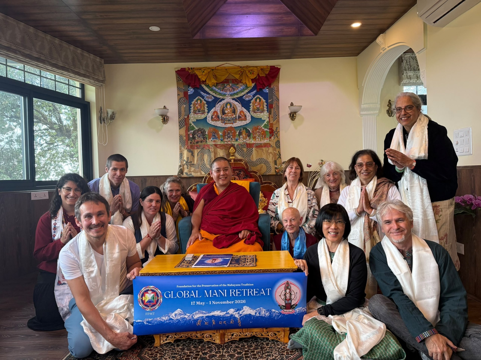 H.E. Ling Rinpoche and GMR Team, October 2026