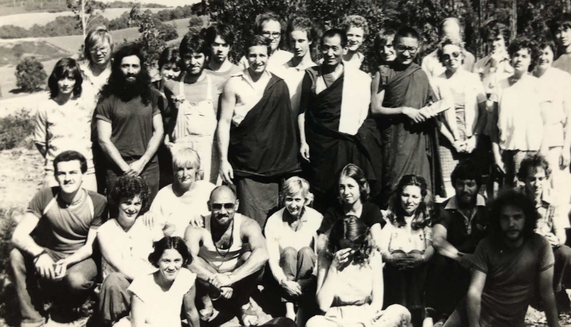 Scott Brusso during a meditation course in Bendigo (Australia). Photo courtesy of Scott Brusso.