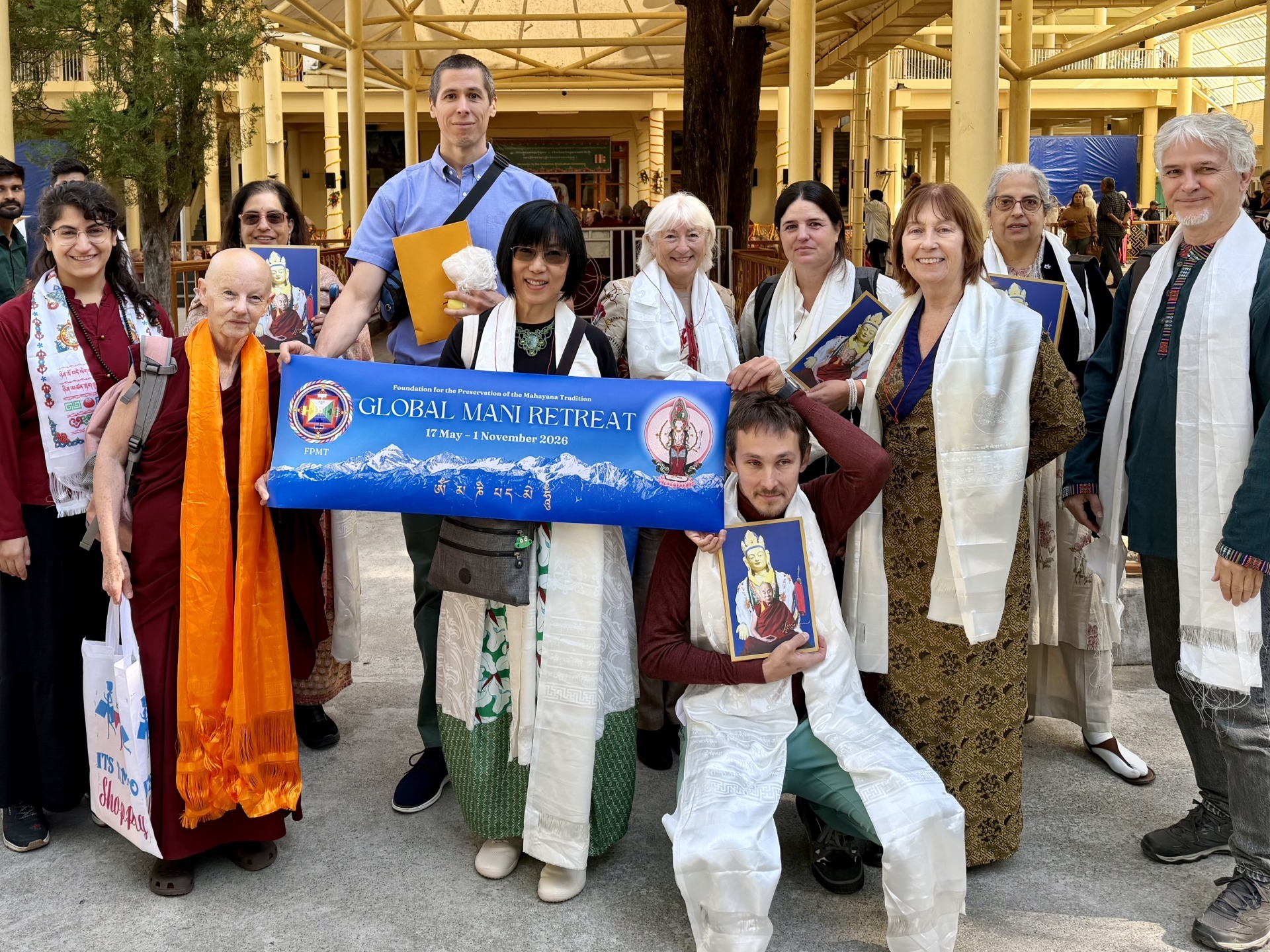 GMR Group, Dharamsala, India, October 2026. Photo courtesy of the Global Mani Retreat Group.