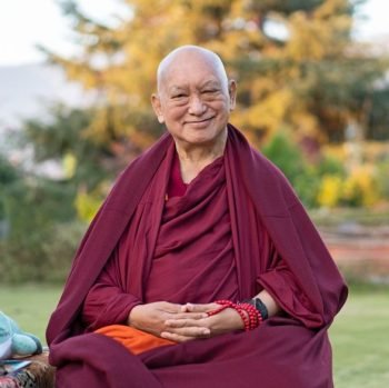 Lama Zopa Rinpoche smiling