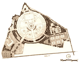 Maitreya Project preliminary site plan by TTC Architects & Associates, Taichung, Taiwan