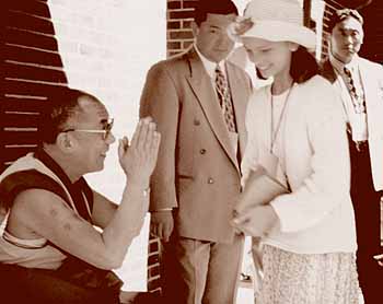 PeaceJam's Elizabeth Casey, now 17, was a participant in the visit with His Holiness in1996. Photo courtesy of Elizabeth Casey