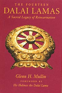 Cover of 'The Fourteen Dalai Lamas' by Glenn H. Mullin