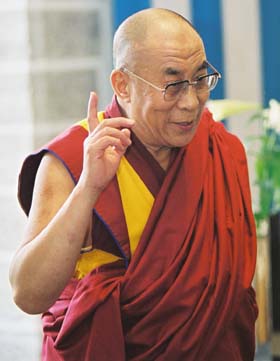 His Holiness the Fourteenth Dalai Lama. Photo by Tonu Noorits.