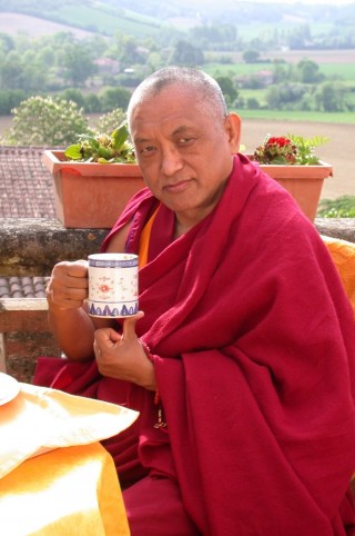 Lama Zopa Rinpoche at Institute Vajra Yogini, France, May 2003