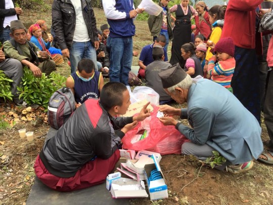 Medical camp offers help in Tsum Valley, Nepal, 2015