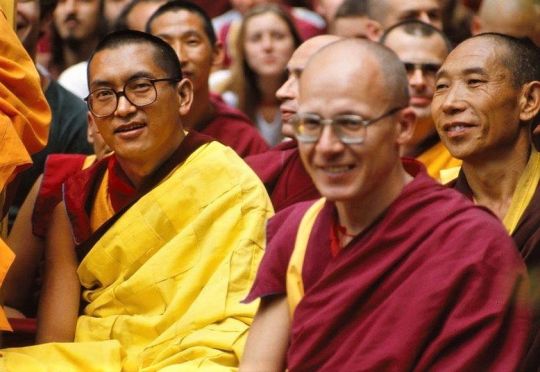 Lama Zopa Rinpoche and Dieter Kratzer, 1976. Photo courtesy of Dieter Kratzer.