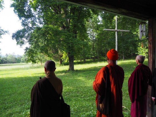 View from the porch of Thomas Merton's retreat cabin, Gethsemani Abbey, Kentucky, US, May 2015. Photo by Martin Verhoven.