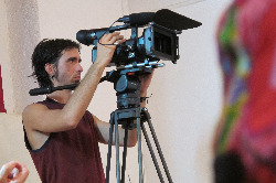 Osel Hita filming UWE Gathering 2011