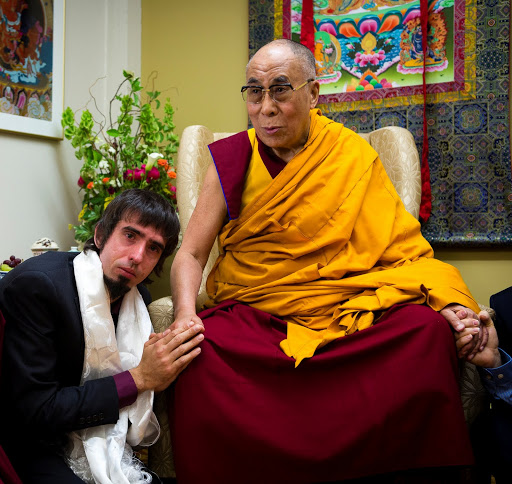 Ösel Offers Body, Speech, and Mind Mandala to His Holiness the Dalai Lama