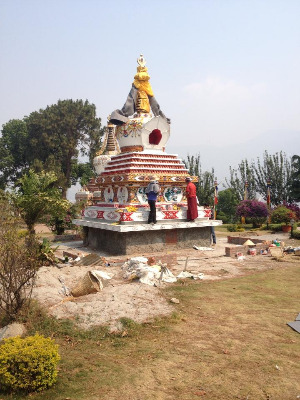 US$10,000 Offered to Khensur Rinpoche Lama Lhundrup Rigsel’s Stupa