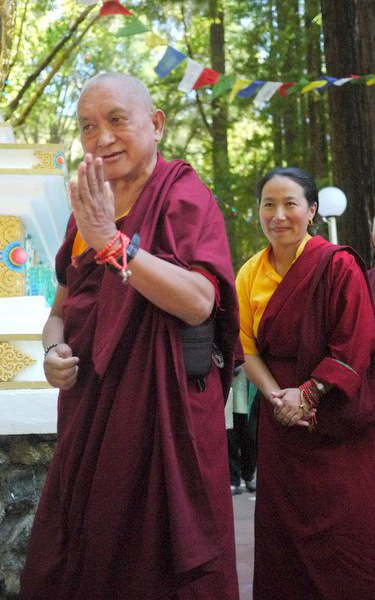 Lama Zopa Rinpoche and Khadro-la Visit Western United States
