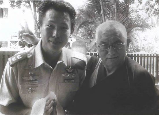 Fred Cheong with Lama Zopa Rinpoche