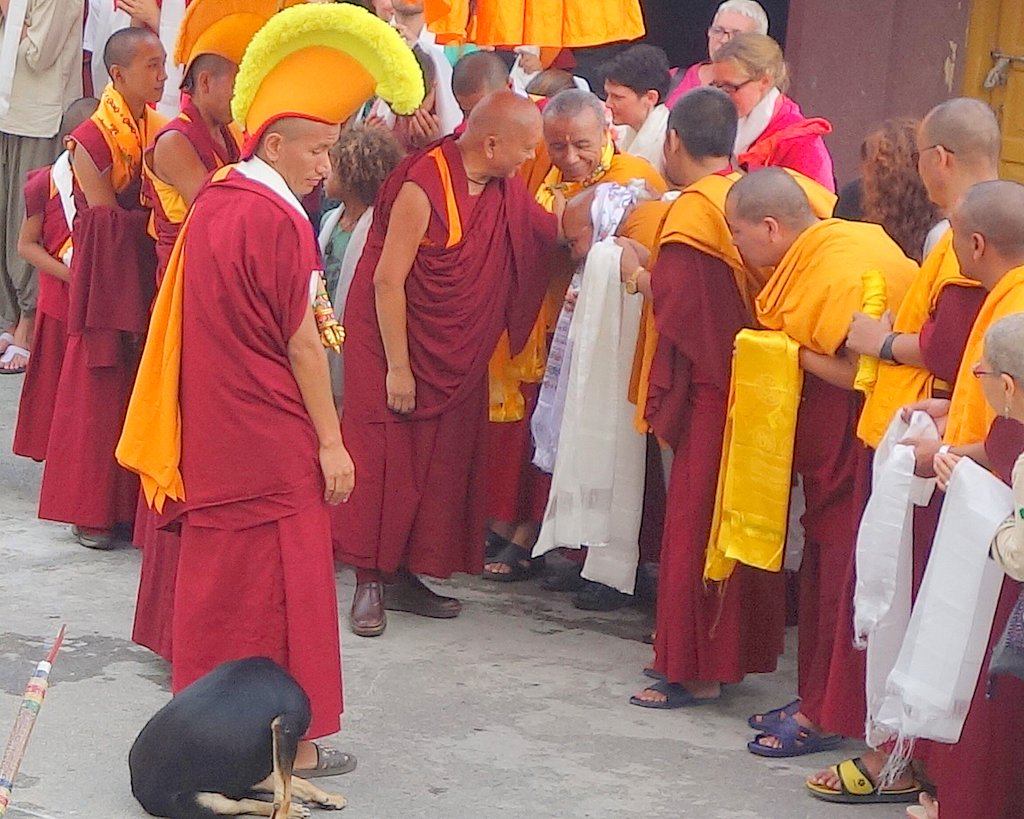 Lama Zopa Rinpoche at Kopan Monastery