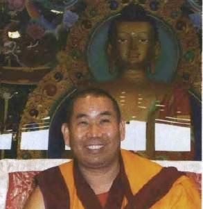 Geshe Jamphel, abbot of Nalanda Monastery