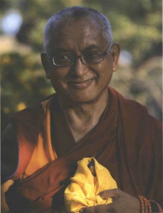 Lama Zopa Rinpoche in Italy, 2008. Photo by Thubten Kunsang.