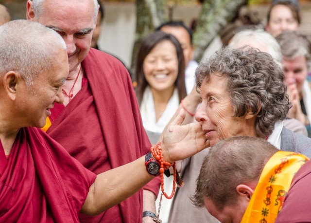 Lama Zopa Rinpoche at Land of Medicine Buddha, California, US, September 21, 2013. Photo by Chris Majors.