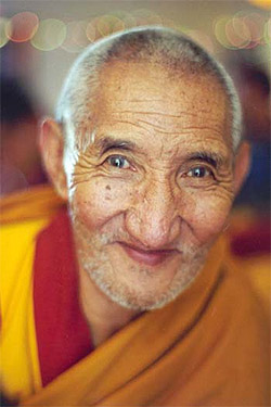Ven. Ribur Rinpoche. Photo by Mark Gatter