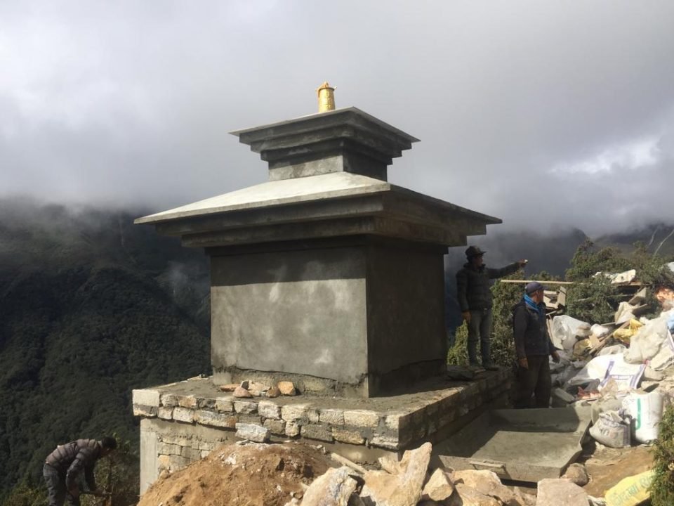 Update on the Progress and Significance of Lama Zopa Rinpoche’s Stupa at Lawudo Gompa