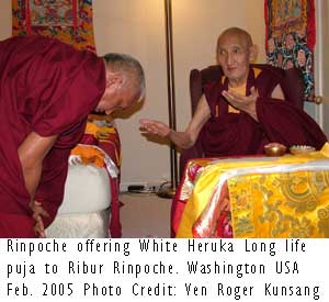 Photo Credit: Ven Roger Kunsang in Washington USA February 2005