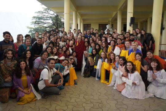 tushita-meditation-centre-students-from-introduction-to-buddhism-june-5-to-june-14-2018-with-his-holiness-the-dalai-lama-by-office-of-his-holiness-the-dalai-lama